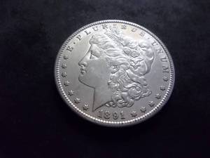 1891 S Morgan Silver Dollar