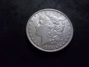 1898 Morgan Silver Dollar