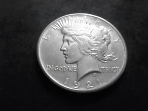 1921 Peace Silver Dollar