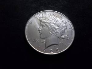 1923 D Peace Silver Dollar