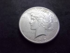 1925 Peace Silver Dollar