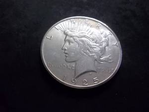 1925 S Peace Silver Dollar