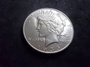 1935 S Peace Silver Dollar