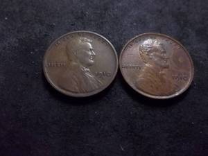 1910, 1910 S Lincoln Cents
