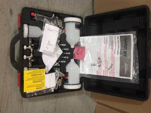 lot 26 image: Husky HVLP and Standard Gravity Feed Spray Gun Kit  USED