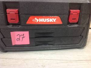 lot 27 image: Husky Mechanics Tool Set (268-Piece) in good condition