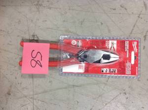lot 58 image: 9 in. High Leverage Linemans Pliers with Crimper