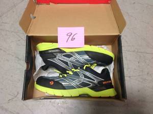 lot 96 image: Wolverine Mens Jetstream Slip Resistant Athletic Shoes - Composite Toe - GreyGreen Size 11(M)
