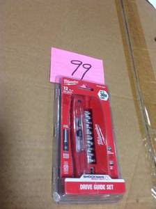 lot 99 image: Milwaukee Shockwave Impact Duty Drive Guide Set (12-Piece)