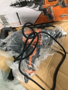 lot 118 image: Ridgid 9 Amp Corded 12 in. Spade Handle Mud Mixer used in working condition