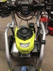 lot 120 image: Ryobi 3000 PSI 2.3-GPM Honda Gas Pressure Washer in good condition