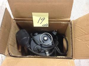 lot 19 image: Acquaer 12 HP Cast Iron Sewage Pump  USED