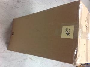 lot 24 image: Flexible Flyer Wooden Baby Sleigh  not used