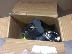 lot 41 image: RYOBI 18-Volt ONE Lithium-Ion Cordless Stick Vacuum Cleaner  USED