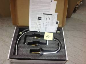 lot 44 image: Ancona Arezzo 8 in. Widespread 2-Handle Bathroom Faucet in Polished Chrome