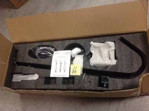 lot 66 image: AKDY 1-Handle Freestanding Floor Mount Roman Tub Faucet Bathtub Filler with Hand Shower in Chrome in good condition