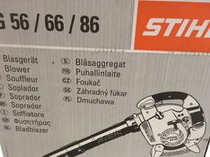 lot 119 image: STIHL BG 56 C-E Handheld Homeowner Blower Not used