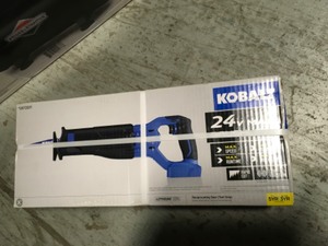lot 118 image: Kobalt 24-Volt Max Variable Speed Brushless Cordless Reciprocating Saw (Battery Not Included