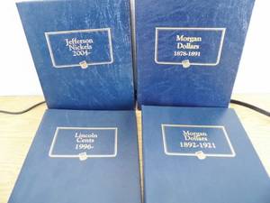4 Collector Coin Books