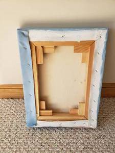 lot 91 image: Original Painting on Canvas  Portrait of a Woman