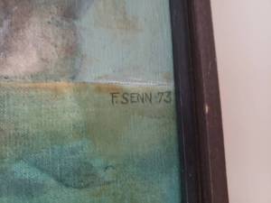 lot 100 image: Colorful Original Oil - Wood Duck Mates
