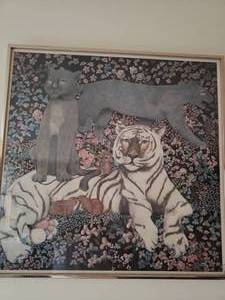 lot 112 image: Heather Cooper Illustration of Big Cats