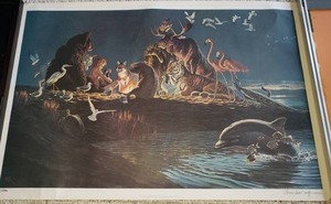 lot 143 image: Bruce Wolfe Signed and Numbered Animal Poster 1500