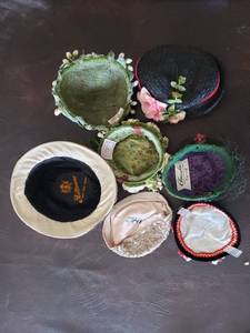 lot 45 image: Collection of Vintage Womens Hats, Lot of 10
