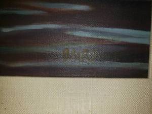 lot 104 image: Original Oil of the Lake Shore