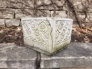 lot 176 image: Square Concrete Planter