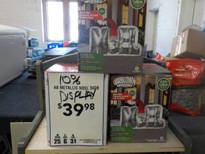 Set of 3 Air Blown Inflatable NOEL ...