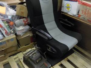 Game Chair and Vintage Adding Machi...