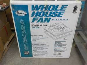 Master Flow Whole House Fan with Sh...
