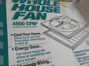 Master Flow Whole House Fan 4500 CF...