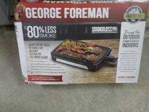 George Foreman Smokeless Grill...