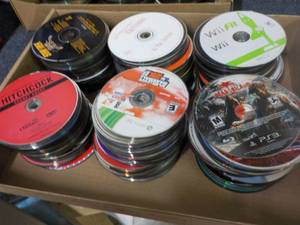 300 or more CDs, DVDs, Games and Au...