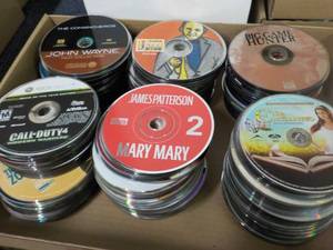 300 or more CDs, DVDs, Games and Au...