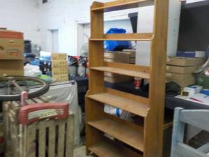 36 x 13 x 78 Wood Shelving Unit...