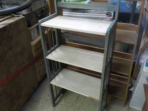 23 x 12 x 52 Wood Collapsible Shelv...