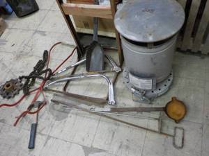 Heater, Tools, and all pictured...