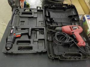 3 Drills, Stereo Wedge Speakers and...