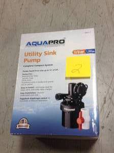 lot 2 image: AquaPro d 13 HP Utility Sink Pump customer return in good condition