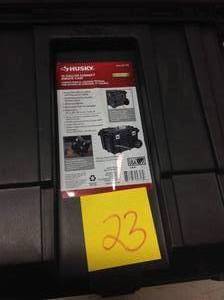 lot 23 image: Husky 26 in. Connect Rolling Tool Box Black in good condition
