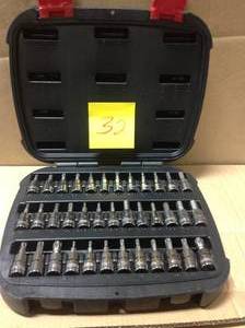 lot 32 image: Husky 38 in. Drive Master Bit Socket Set (37-Piece) in good condition