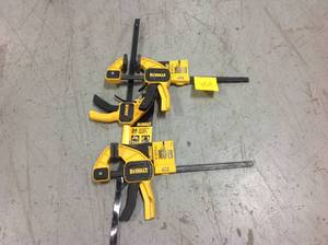 lot 42 image: DEWALT  ASS TRIGGER CLAMP set of 2 in good condition
