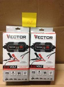 lot 67 image: LOt of 2 Vector 6-Volt12-Volt Battery Maintainer