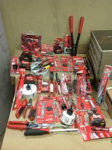 lot 101 image: Assorted  LOT OF MILWAUKEE TOOLS customer returns open pkgs various conditions review pictures