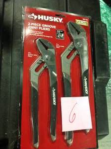 Husky Groove Joint Pliers Set (2-Piece) not used