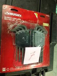 Husky SAEMetric Long Arm Hex Key Set (26-Piece) not used