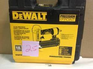 DEWALT 18-Gauge Pneumatic Corded Brad Nailer in good condition